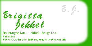 brigitta jekkel business card